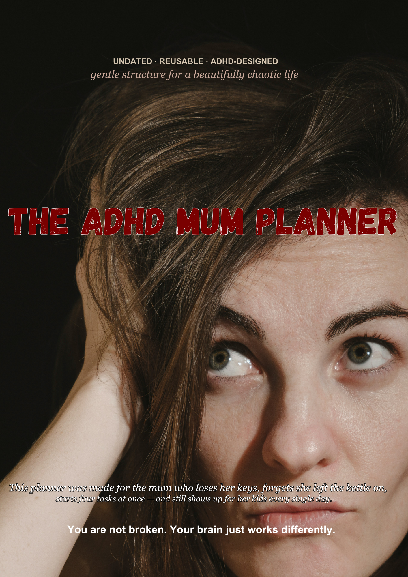 The ADHD Mum Planner — Gentle Structure for a Beautifully Chaotic Life